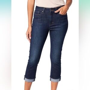 Signature by Levi Strauss Dark Indigo Ankle Jeans